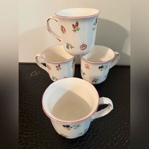 Villeroy & Boch Coffee Tea Cup Petite Made In Germany Set Of 4
